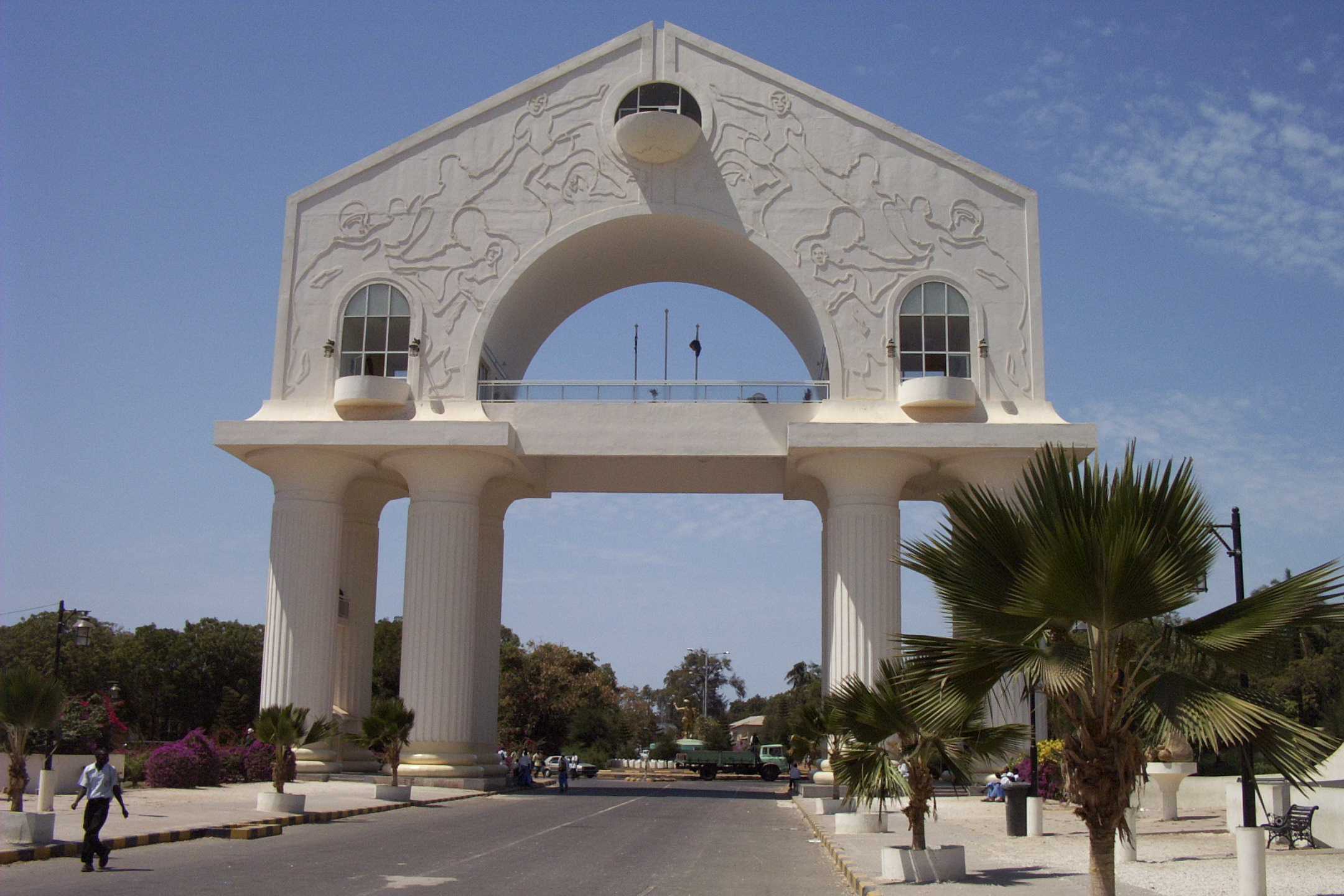 Banjul, The Gambia skyline view