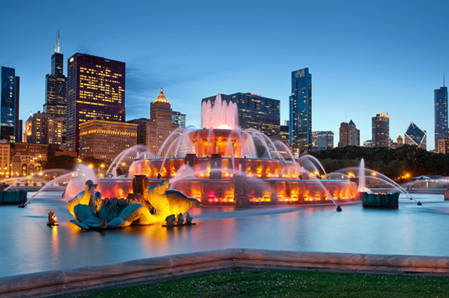 Chicago, USA skyline view