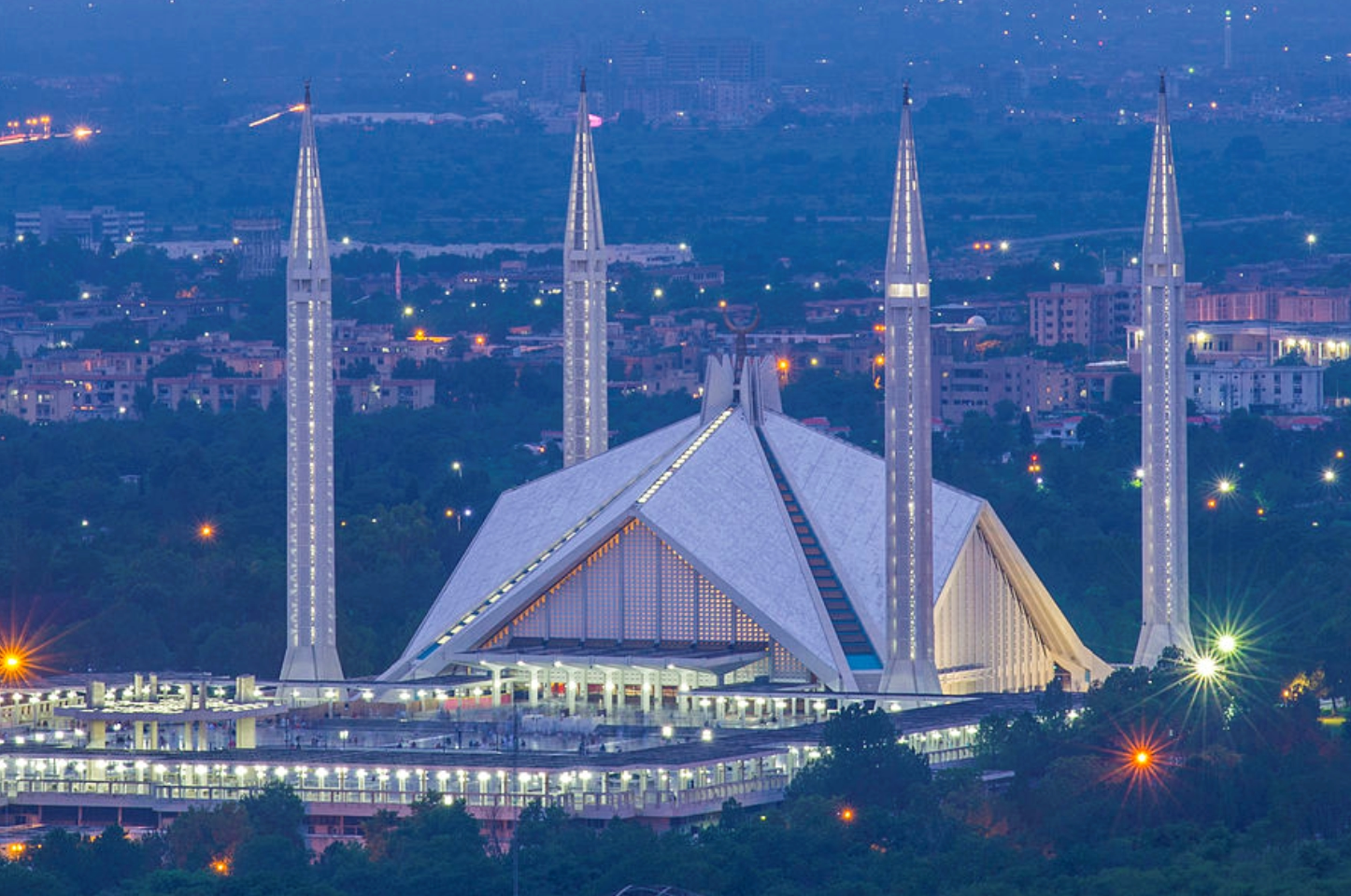 Islamabad, Pakistan skyline view