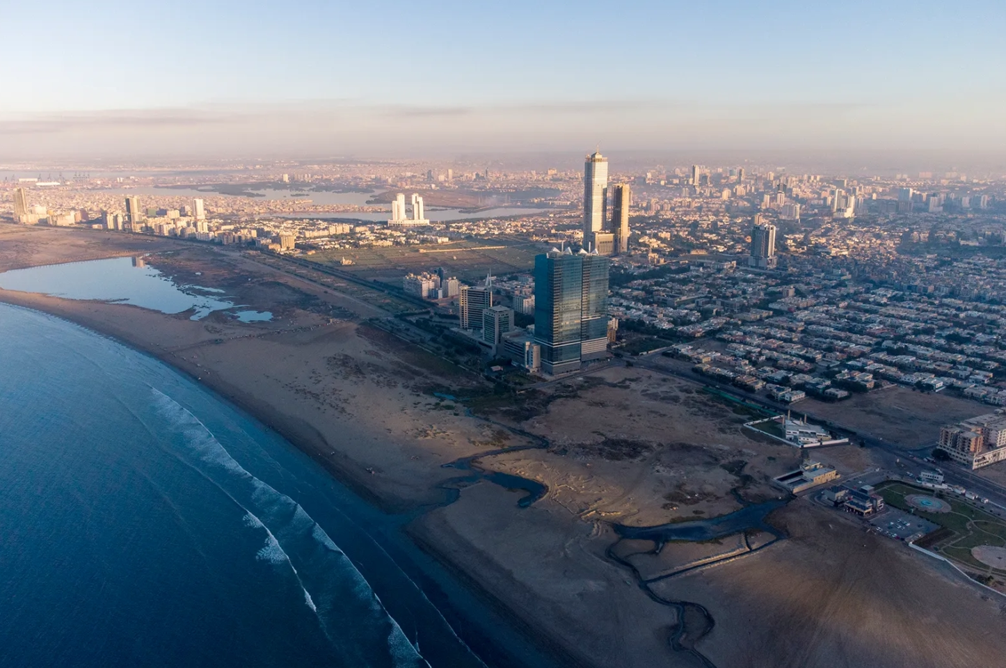 Karachi, Pakistan skyline view