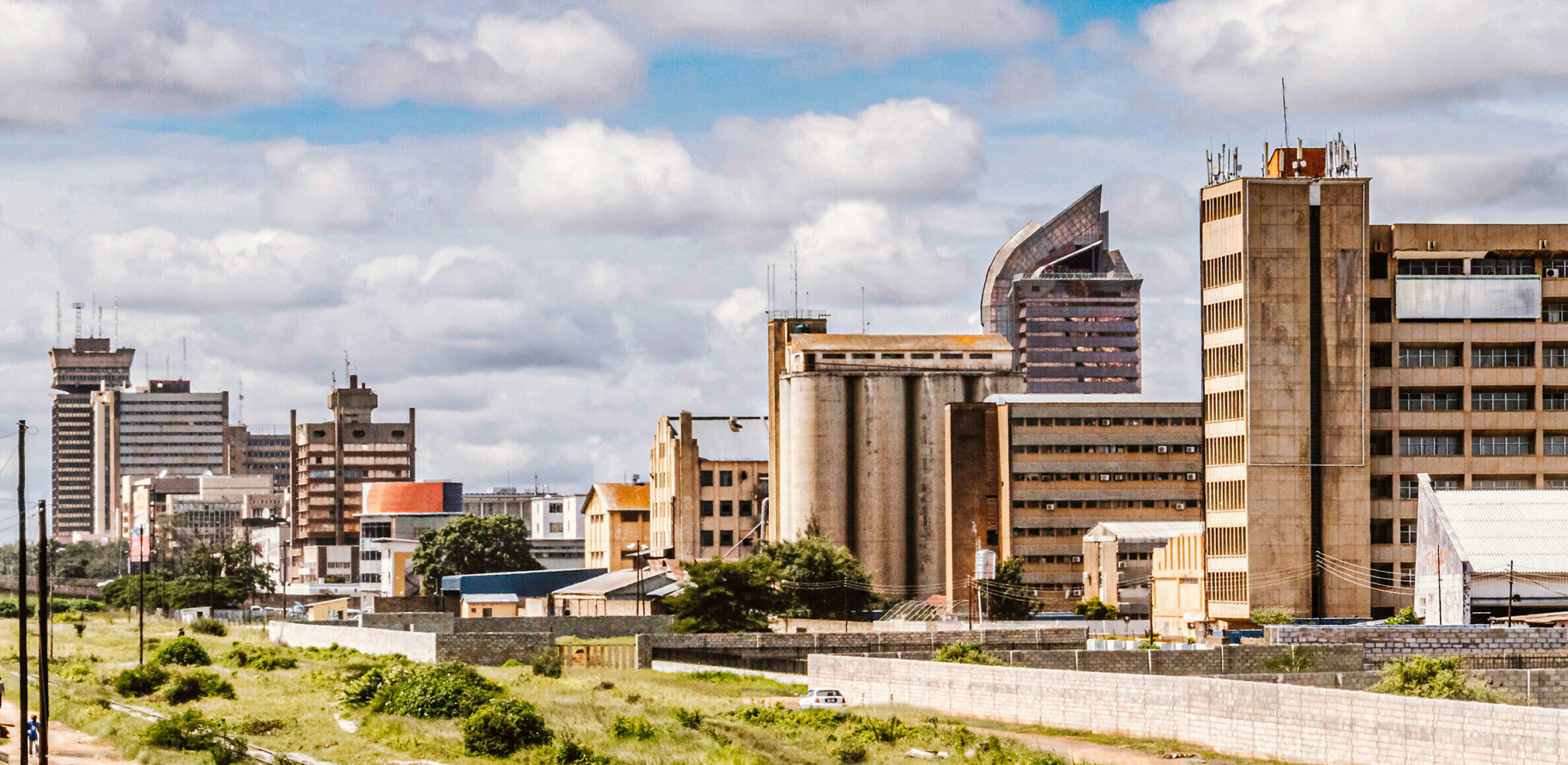 Lusaka, Zambia skyline view